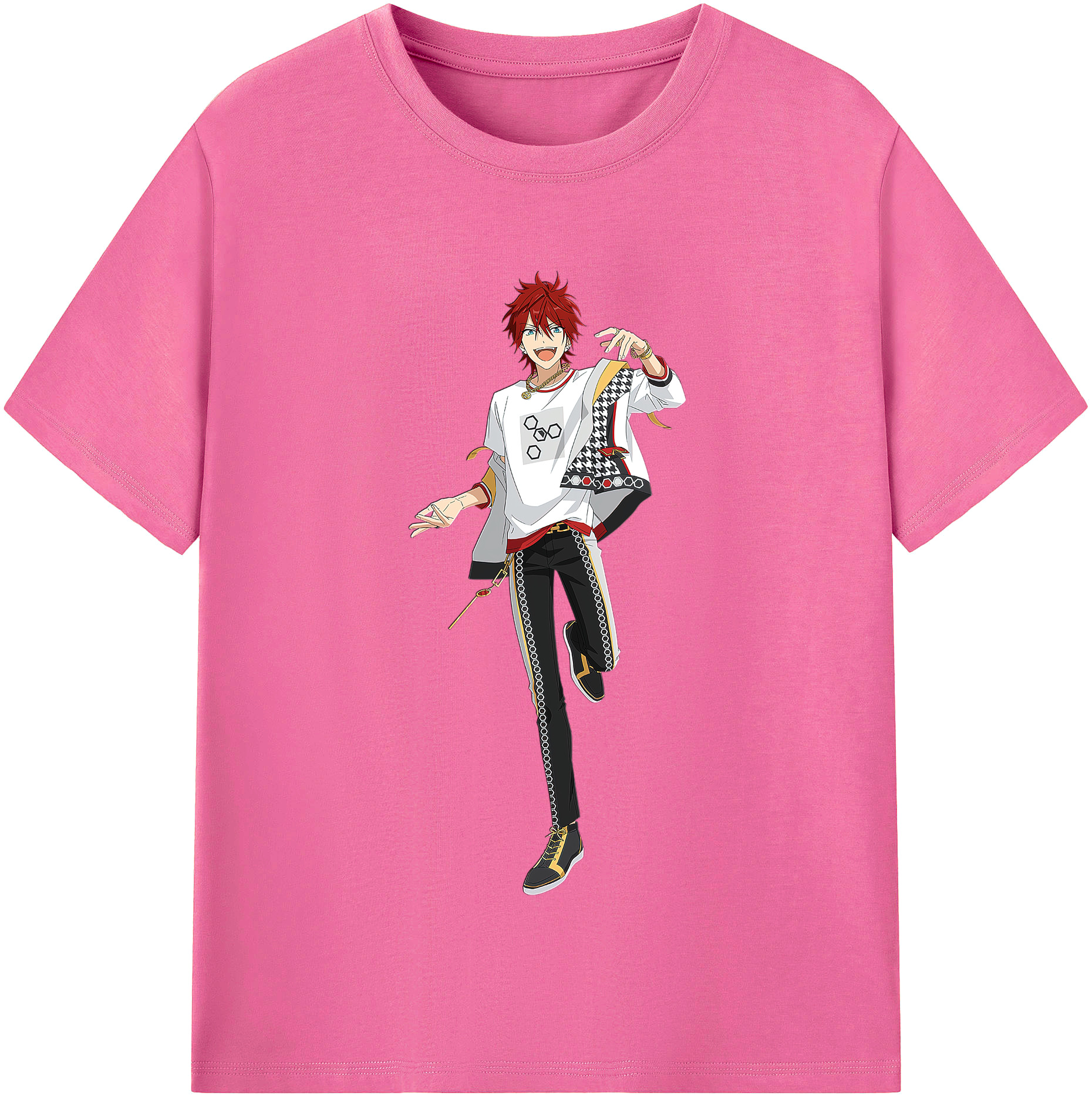 （画像用） あんさんぶるスターズ! Ensemble Stars レディースカジュアルプリントTシャツ（綿100％）